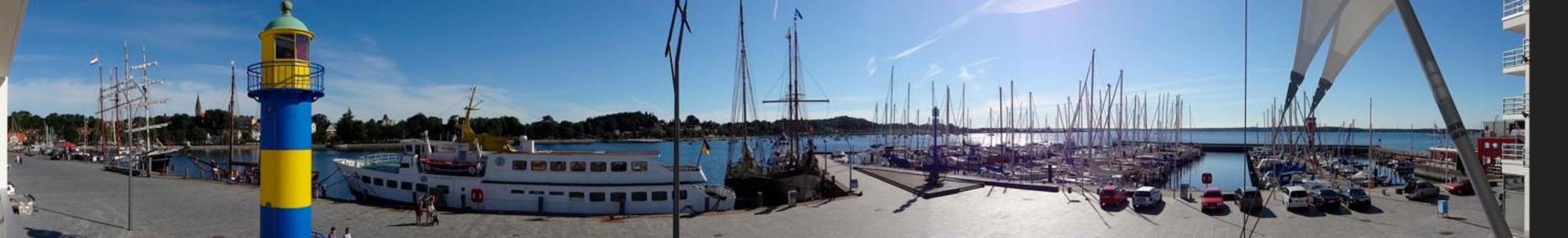 Apartment 10 - "Borbyblick" - Blickrichtung Hafen Und Offene See Eckernförde Exteriör bild